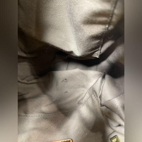 J. CREW Large Tan Pebbled Leather Turnlock Tote Shoulder Bag Purse - Picture 5 of 12